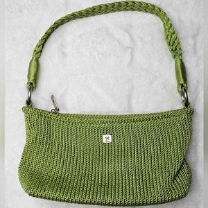 LINA Small Crochet Handbag With Braided Strap
